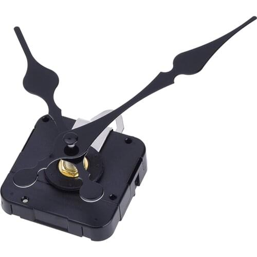 Long Spindle Clock Mechanism Movement, 3/ 5 Inch Maximum Dial Thickness, 1-1/ 10 Inch Total Shaft Length