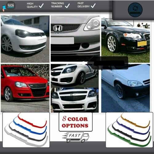 FOR CARDESINGG CUPRA FRONT LİP ALL TOOLS UYGULANABİLİR (3 Piece) DIFFUSER BUMPER LIP SPOİLER BODY UNIVERSAL MODIFIED TUNNING