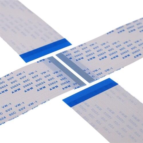 10 pieces FPC / FFC Jumper Flexible Flat Cable 64 PIN 0.5 mm pitch Step Same Sides Forward 60 80 100 120 150 200 250 mm Length