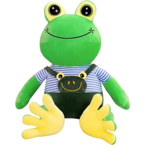 Simulation stuffed frog Children plush toy baby kids animals gift
