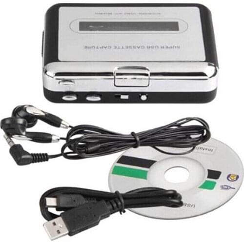 REDAMIGO Cassette Player Walkman Cassette to MP3 Converter Capture Audio Music Player Convert music on tape to PC Laptop Mac OS