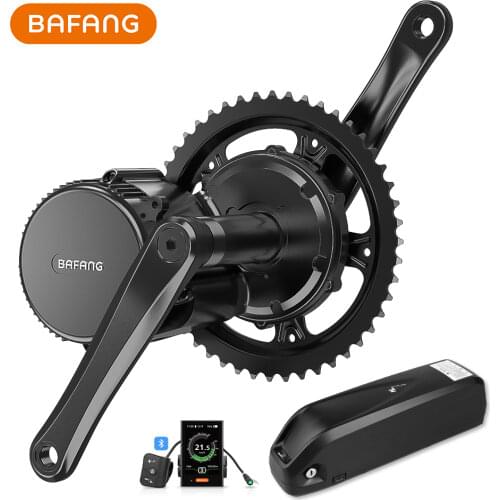 Bafang 36V 350W Electric Bicycle DIY Conversion Kit 8Fun BBS01B Mid Drive Motor with 15.6Ah Lithium E-bike Battery