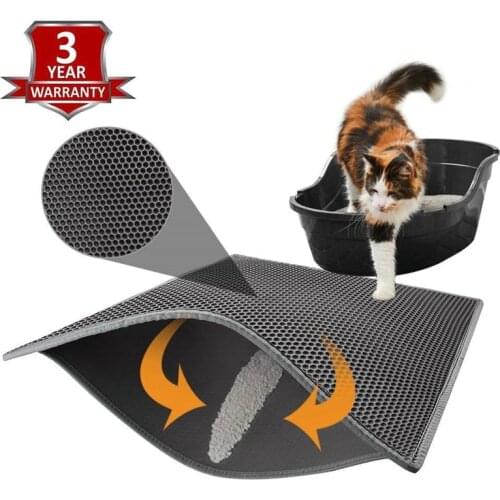 Cat Litter Pad EVA Double Waterproof Non-slip Household Cat Bed Cover Dog Pad Falling Sand Pad Pet Supplies Cleaning Pad