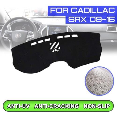 Car Dashboard Mat Anti-dirty Non-slip Dash Cover Mat UV Protection Shade for Cadillac SRX 2009 2010 2011 2012 2013 2014 2015