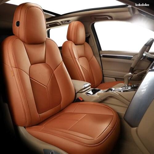 KOKOLOLEE Custom Leather car seat cover For Cadillac SRX ESCALADE ATS SLS CTS XTS CT6 XT5 XT4 Automobiles Seat Covers car seats