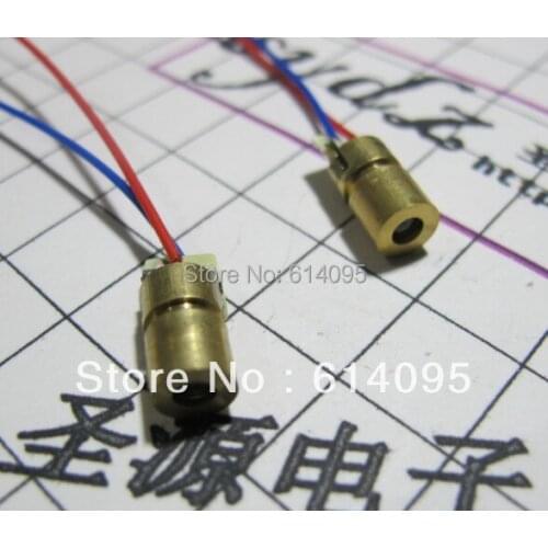 5V laser diode module 6MM OD / point-like laser diode module (# 66357)
