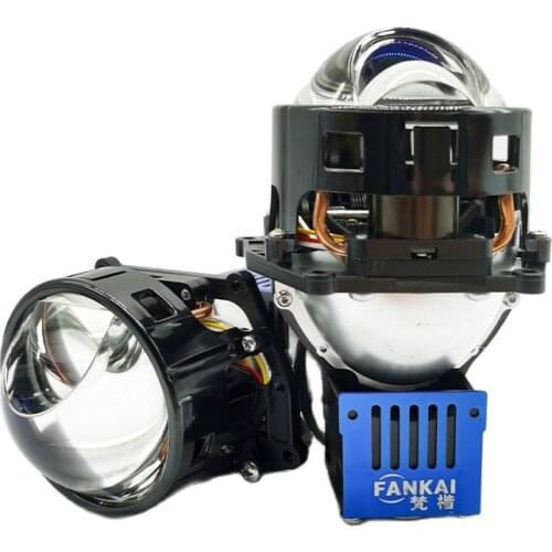 2021 Newest 2Pcs FANKAI J4 Laser Bi-LED Projector Lens 60W for 3.0inch Bi-Laser Headlight Double Led Chips