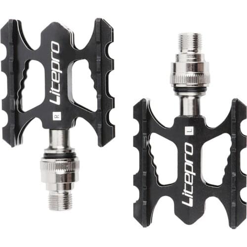 Litepro LP Bicycle quick release pedal Aluminum alloy Road MTB Bike Folding bike Pedals Bicycle Parts black, red, silver
