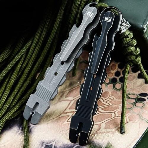 Mackwalker Titanium alloy multifunctional combination wine screwdriver beer tactical self-defense supplies legal portab