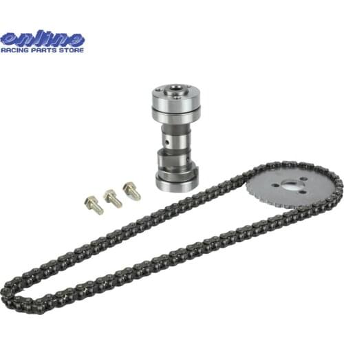Motorcycle timing Sprocket Chain Camshaft kit For 125cc lifan 125 Horizontal Engines Dirt Pit Bike Monkey Atv Quad Go Kar