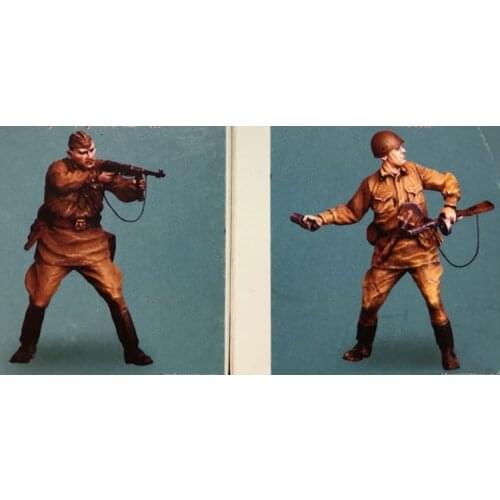 1:35 Resin Figure Model Kit Unassambled Unpainted //T101(2 Figures)