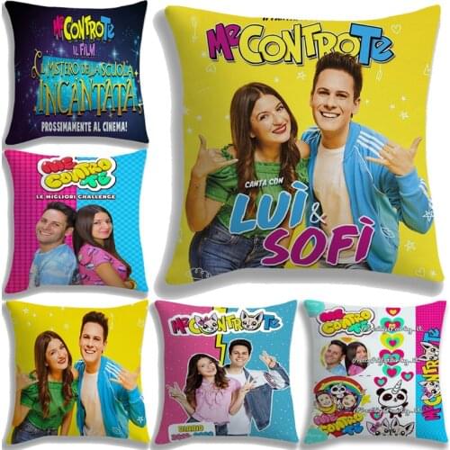 Funny Me Contro Te Pillow Cover Comfortable Pillow Case Cartoon Cushion Cover Modern Pillow Throw Sofa Bedding Home Decor