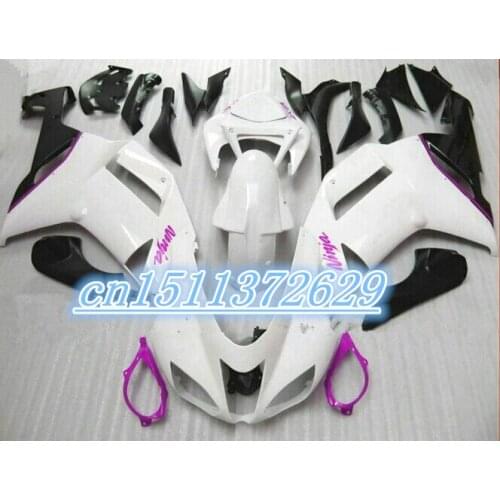 Unpainted Motorcycle Fairings For KAWASAKI ZX-6R 2007-2008 07 08 Fairings set ABS High quality Hot Sales
