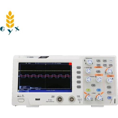 New instrument digital oscilloscope 100MHZ dual-channel storage color screen oscilloscope