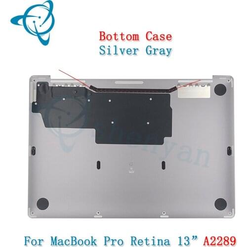 Genuine New 13.3" A2289 Bottom Case Cover For Macbook Pro Retina A2289 Lower D Case 2019 Year Space Grey Silver EMC 3456 MXK62LL