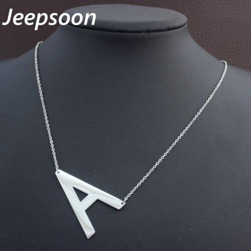 Letter A-T Necklace & Pendant Women/Men Loverss Jewelry High Quanlity Valentines Gift Wholesale Romantic Fancy Photo PBJIBAAI