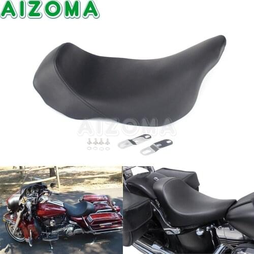 Motorcycle Front Driver Seat Cushion For Harley Touring Electra Glide Street Glide FLHX Road Glide FLTR Road King FLHR 2008-UP