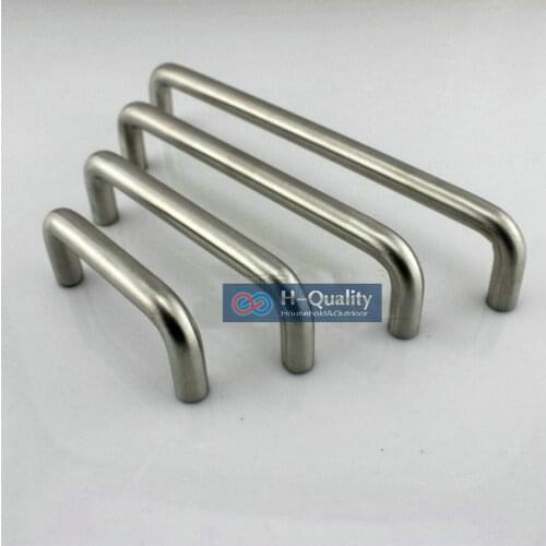 SOLID Stainless Steel Furniture Handle 2PCS/LOT 224MM Long Drawer Knob Cabinet Handle And Drawer Pull With Free Screws