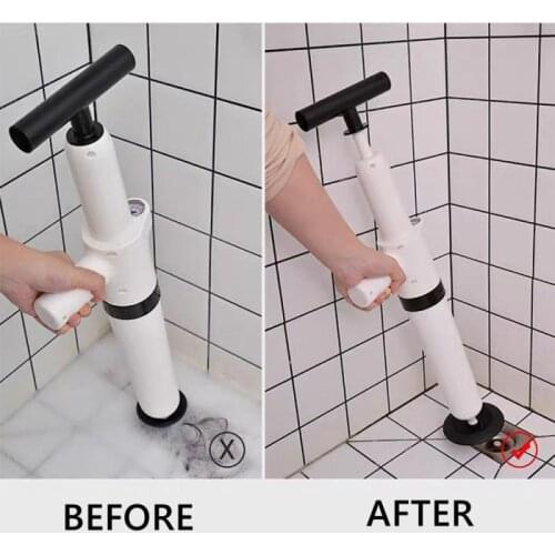 High Pressure Toilet Plungers Drain Unblocker Toilet Dredge Drain Unblocker Vacuum Pipe Dredge Sewer Kitchen Toilet Dredge Tool