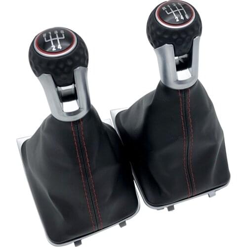 Gear Shift Knob Lever Shifter Gaiter Boot Cover Case Collar For VW Volkswagen Golf 7 MK7 GTI GTD 2013 2014 2015 2016 2017 2018