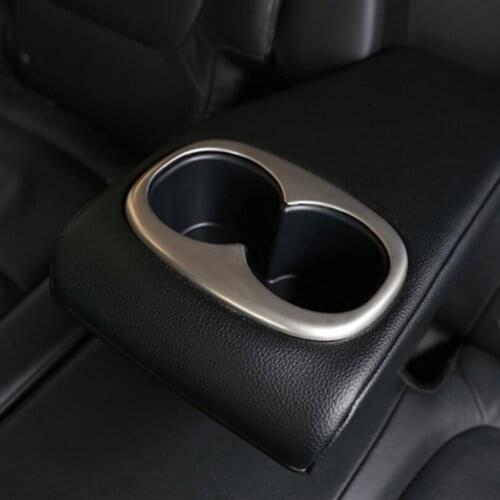 Car styling special water cup decoration stainless steel sticker auto accessories case for Mitsubishi Outlander ASX 2013-2017