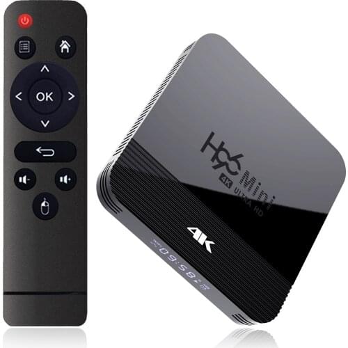 H96 MINI H8 Android 9.0 TV Box UHD 4K Media Player 2.4G/5G WiFi Smart TV Box with Remote Control Support 4K BT/HD/AV/Optical Out