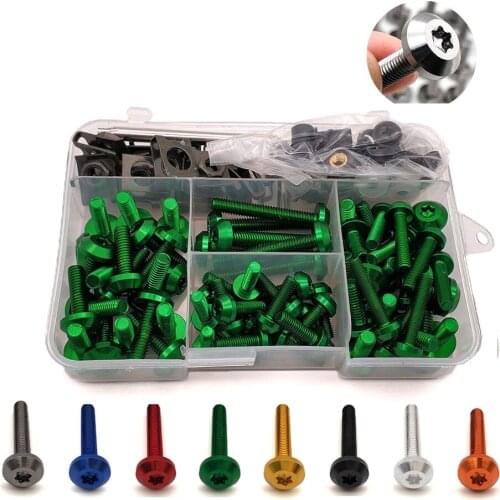 Universal Motorcycle Body Fairing Bolt Kit Fasteners Clip Screws Set For BMW K1200 R S K1300 S R GT K1600 GT GTL R1200 R RT S ST