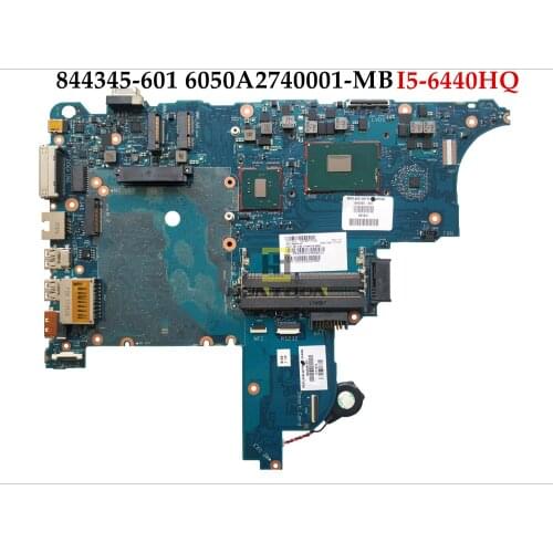 High quality 844345-601 for HP Probook 650 G2 Laptop Motherboard 6050A2740001-MB-A01 I5-6440HQ 100% Fully Tested