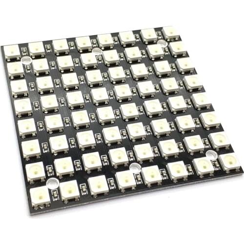 WS2812 LED 5050 RGB 8x8 64 LED Matrix