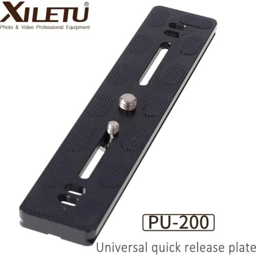 XILETU PU-200 Universal Quick Release Plate 200mm Arca swiss Mounting Plate for Digital SLR Cameras