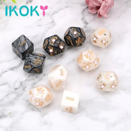 IKOKY 5 pcs/set Humour Gambling Love Sexy Posture Bar Toy Couple Gift Sex Dice Adult Sex Toys Sex Toys for Couple