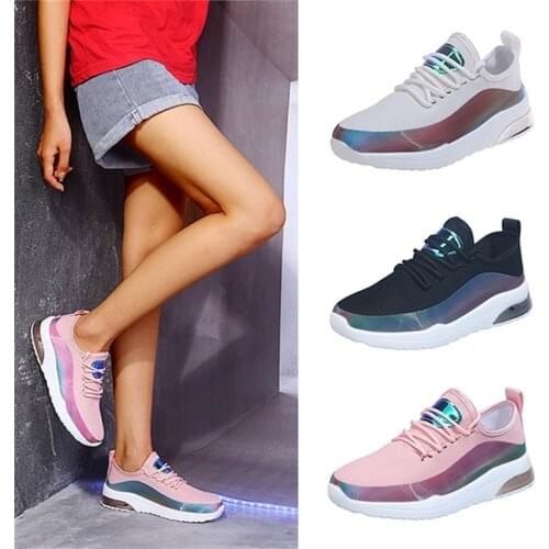 Summer Air Cushion Women Feminino Basket Femme Sport Shoes Ladies Sneakers Female Zapatillas Mujer Running Shoes Sports Big Size