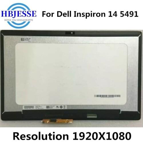 Test well For Dell Inspiron 5491 lcd screen touch digitizer assembly display 0V30K7 0N4HYV B140HAN04.5 FHD 1920X1080