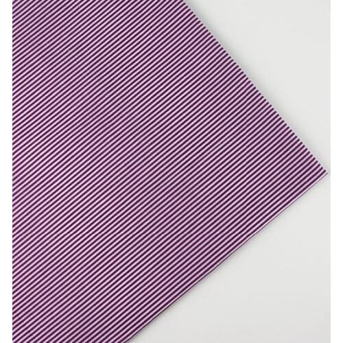 0.5 meter width 156cm purple stripe Print Plain Cotton Fabric for Home Textile Patchwork Quilted Fabrics