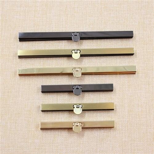 10pcs DIY 11cm Smooth Surface Stripe Round Head Metal Purse Frame Handle for Bag Sewing Craft Tailor Sewer