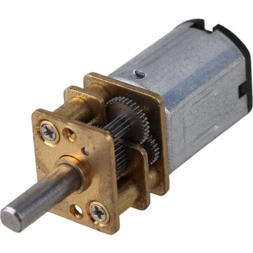 12mm Silver GA12-N20 600RPM Miniature Metal Electric 6v DC Gear Motor Gearwheel with 10mm Output Shaft
