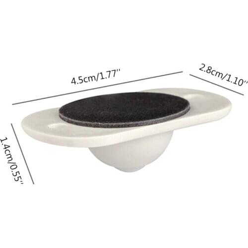 4pcs Adhesive Pulley Storage Box Casters Trash Can Self-Adhesive Furniture Wheels Home No Scratches