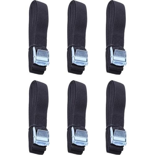 6Pcs Kayak Roof Rack Lashing Straps with Buckle for Boat Bike Motor Cargo Tie Down Car Roof Rack Luggage Kayak Carrier Rope