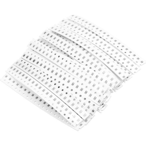 660Pcs 33 Values 0805 SMD Resistor Kit (1Ohm-1M Ohm) 1% Sample Assorted Kit