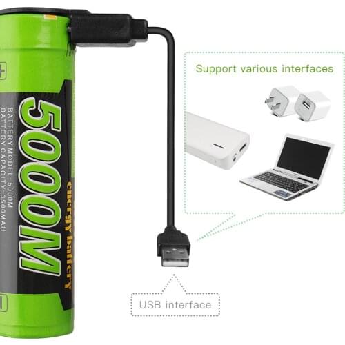 Laptop battery charging battery Power bank 4 LED Indicator USB 5000M 18650 3.7V 3500mAh Intelligence Li-ion Rechargeable Battery