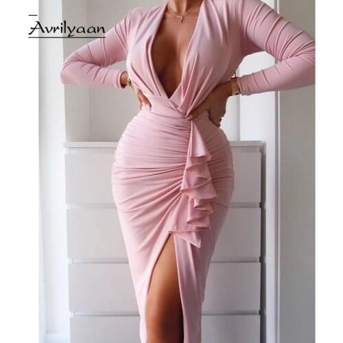 Avrilyaan Fashion Tight Dresses