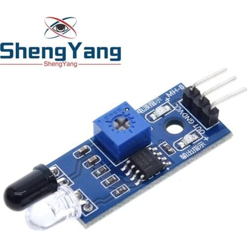 IR Infrared Obstacle Avoidance Sensor Module for Arduino Smart Car Robot 3-Wire Reflective Photoelectric New