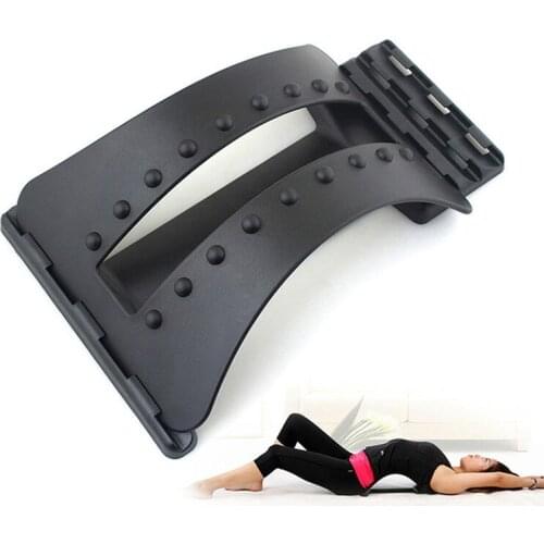 Back Massage Magic Stretcher Fitness Equipment Stretch Relax Mate Stretcher Lumbar Support Spine Pain Relief Chiropractic