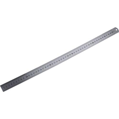 Groove Right Stainless Steel Metric Ruler 50 cm Stainless Metric Ruler