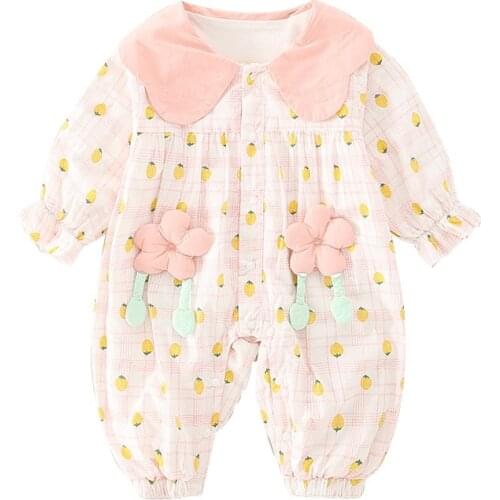 Fashion Newborn Toddler Infant Baby Girls Romper Long Sleeve Jumpsuit Playsuit Baby Girl Outfits Newborn Clothes Baby Costume