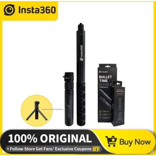 Insta360 Bullet Time Accessory Invisible Selfie Stick For Insta 360 ONE X Sport Action Camera Accessory 360 Rotary Handle Tripod
