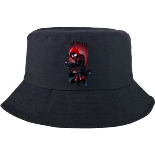 Disney Marvel Spiderman Summer Panama Cap For Man Women Outdoor Harajuku Fashion Casual Bucket Hat Street Reversible Fishing Hat