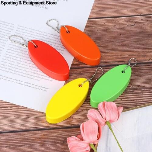 Foam Floating Buoyant Keychain For Water Sports Marine Boat Swimming Oval Keyring Key Kayak Canoe Rafting surf accessory
