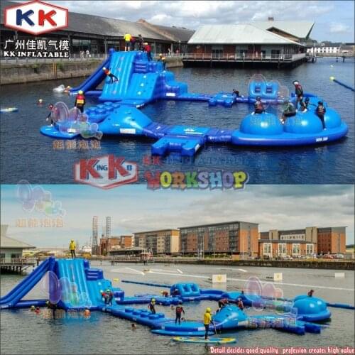 Floating Project Summer Aqua Trampoline Water Play Amusement Park Inflatable Water Equipment Obstacle Course Parks Prices