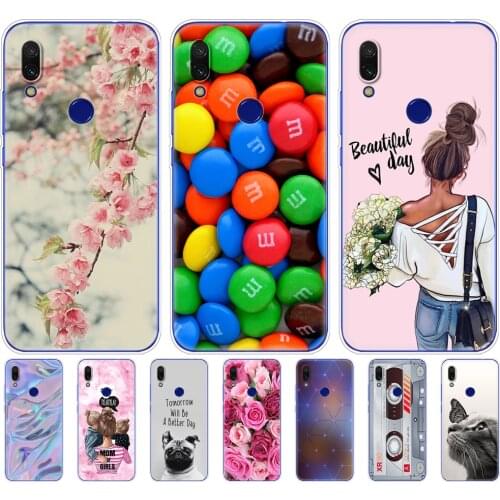 For xiaomi Redmi 7 Case Silicone Painting Soft TPU For xiaomi Redmi 7 Case 6.26 inch snapdragon 632 model Fundas Coque